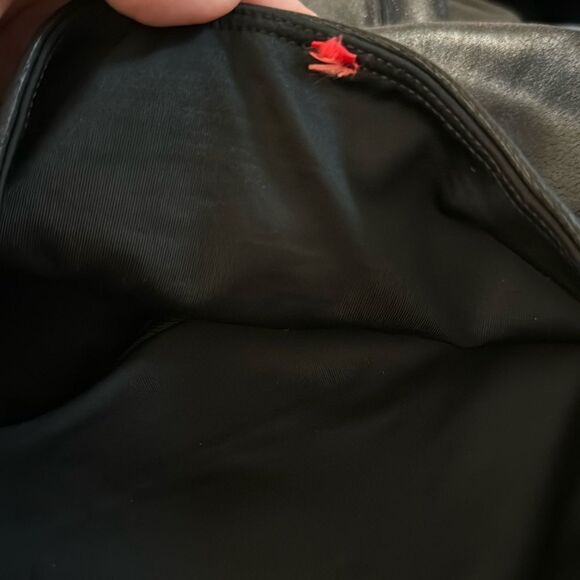 SPANX Black Faux Leather Leggings Black S - Picture 4 of 4